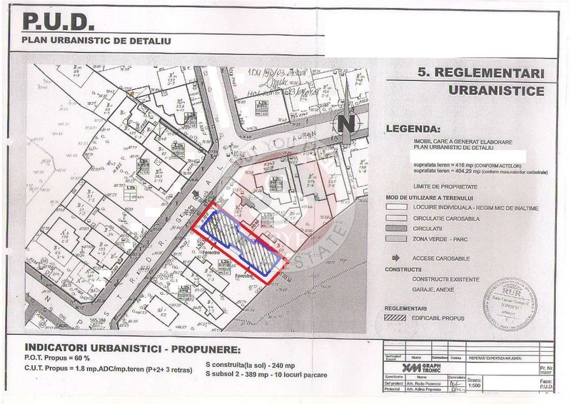 Cotroceni  Parcul Centenarului  Teren  416mp  B151